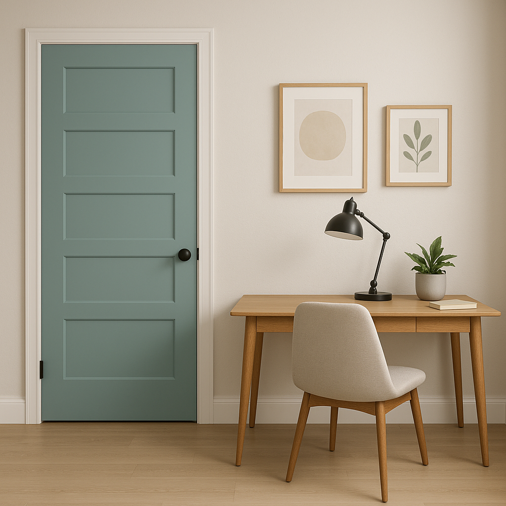 Benjamin Moore Aspen (1656): A Serene Green-Gray Hue for Timeless Interiors.