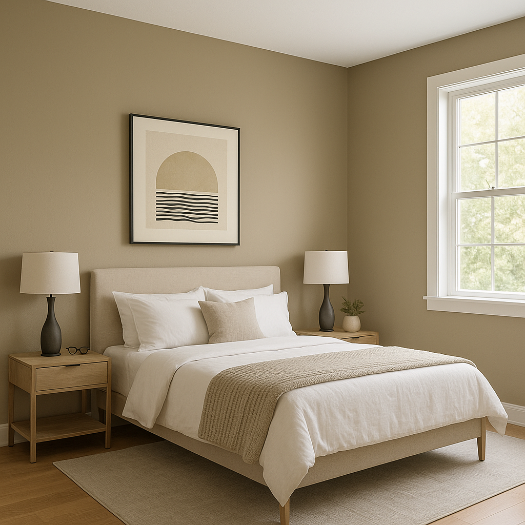Benjamin Moore "At Sea" (1518) - A Sophisticated Blue-Green Hue.