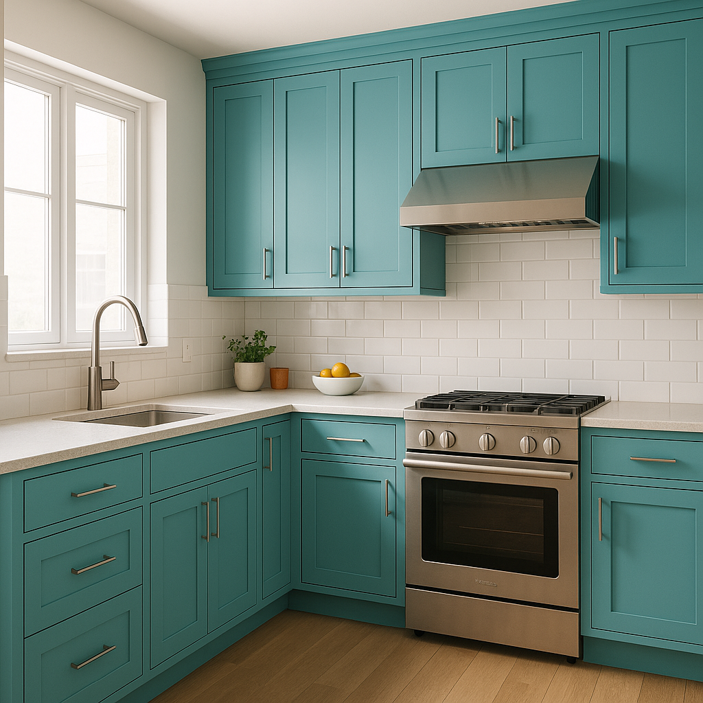 Benjamin Moore Atlantis (768): A Captivating Green for Timeless Interiors.