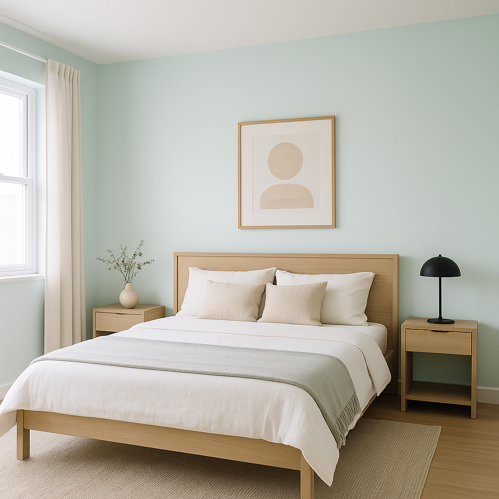 Benjamin Moore Baby (2047-70): A Soft and Cheerful Shade of Blue.