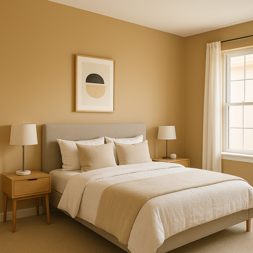 Benjamin Moore Baked (1062): A Warm and Inviting Neutral.