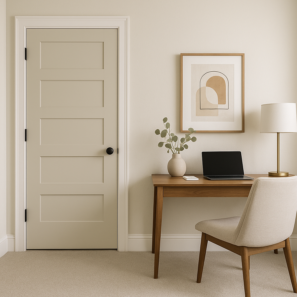 Benjamin Moore Balboa Mist (1549): A Timeless Neutral with Warm Undertones.