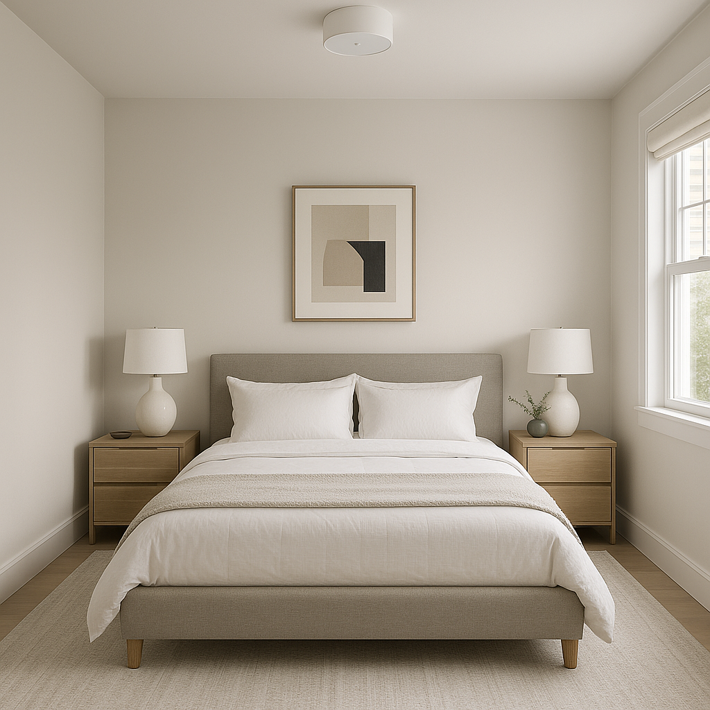 Benjamin Moore Balboa Mist (1549): A Timeless Neutral with Warm Undertones.
