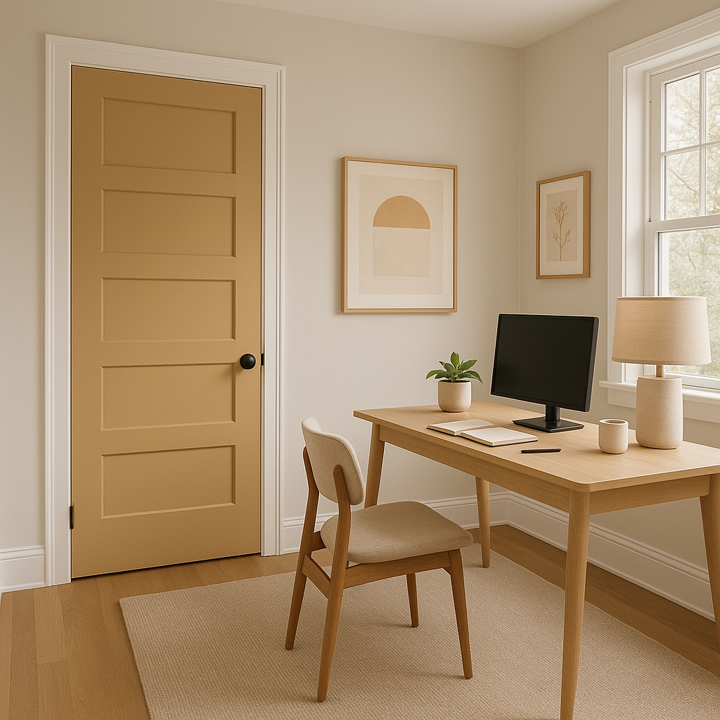 Benjamin Moore Barley (1070): A Warm, Inviting Neutral.