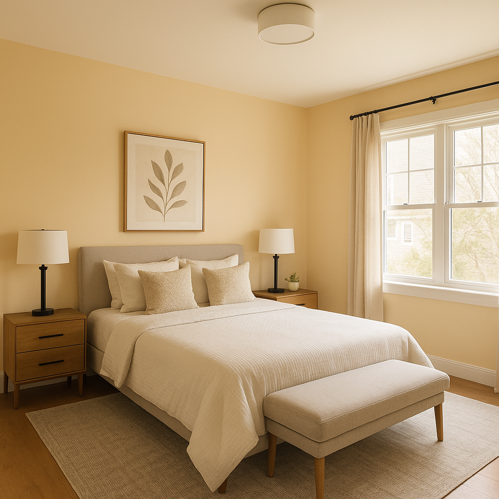 Benjamin Moore Barley (199): A Warm, Inviting Neutral for Any Space.