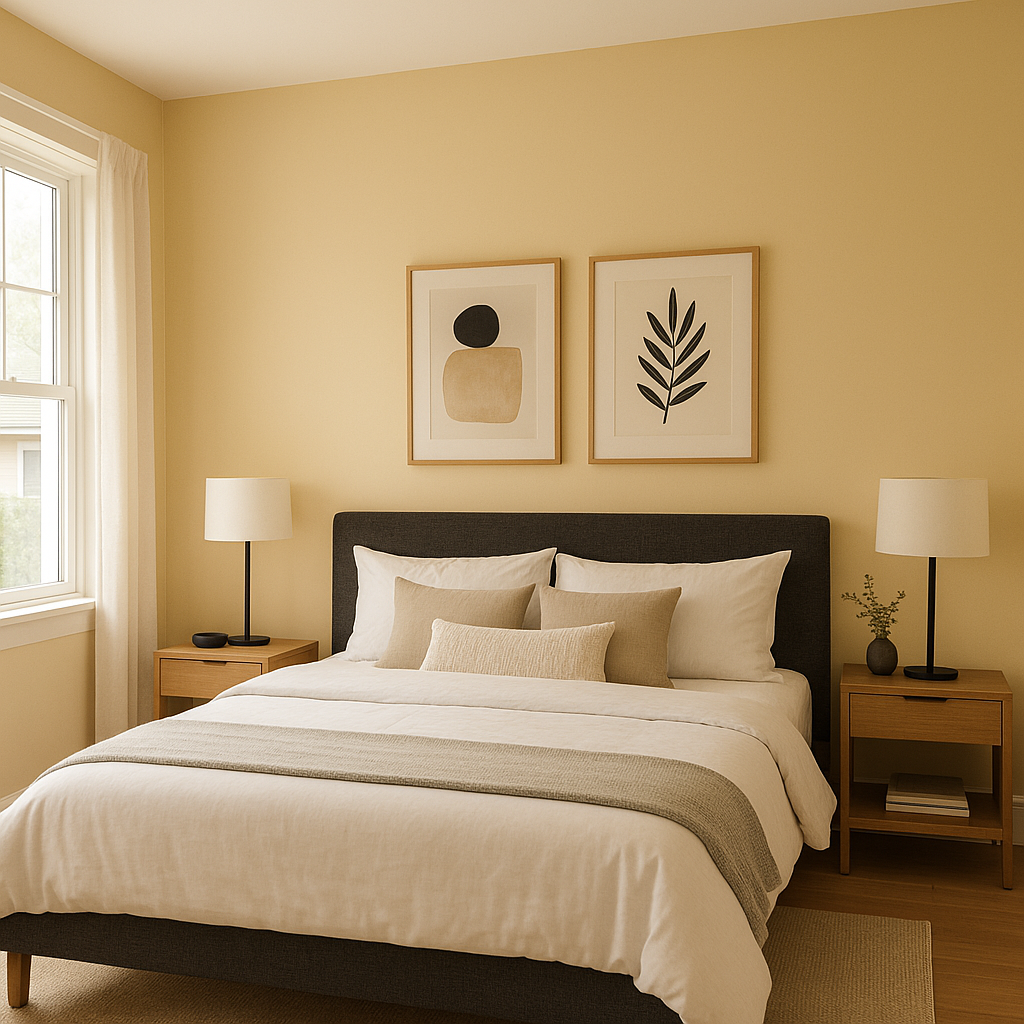 Benjamin Moore Barley CC-180: A Warm, Inviting Neutral.