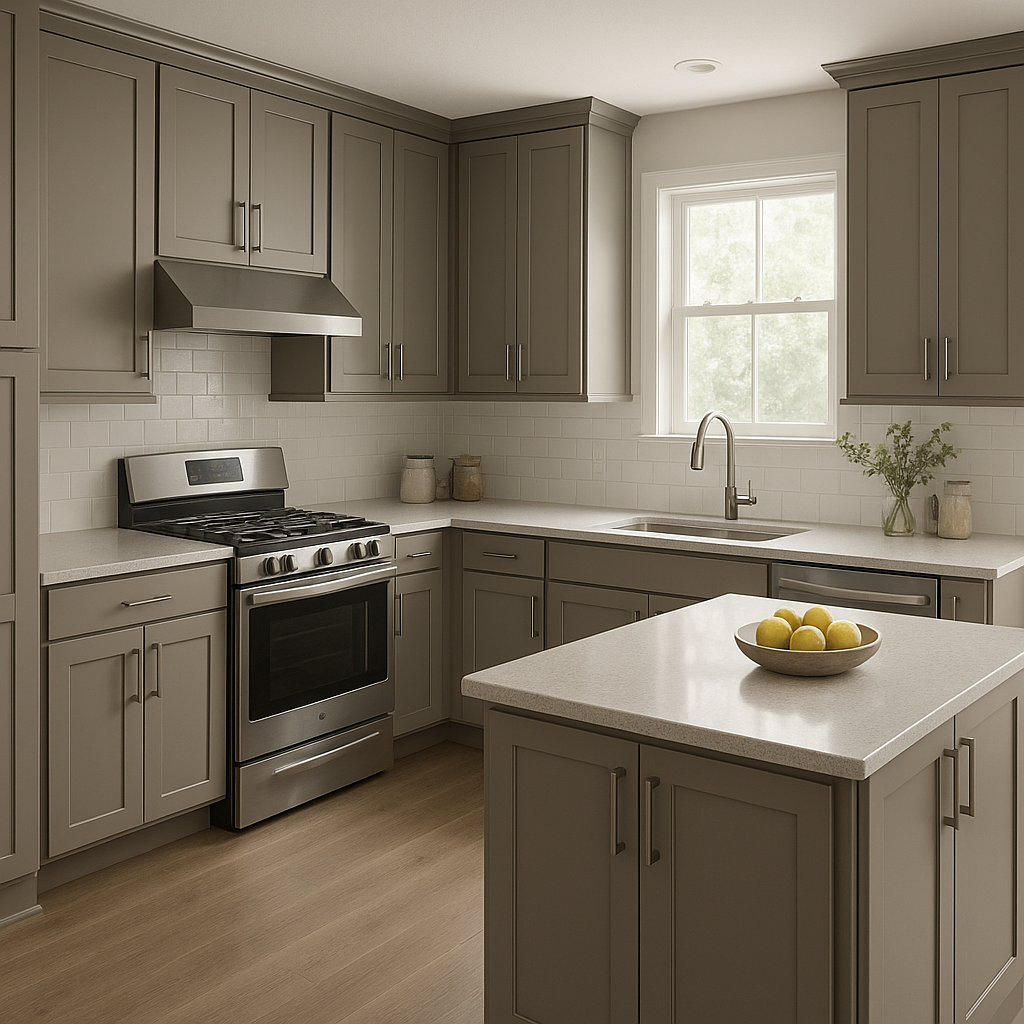 Benjamin Moore Barnwood (CSP-115): A Rustic, Sophisticated Neutral.
