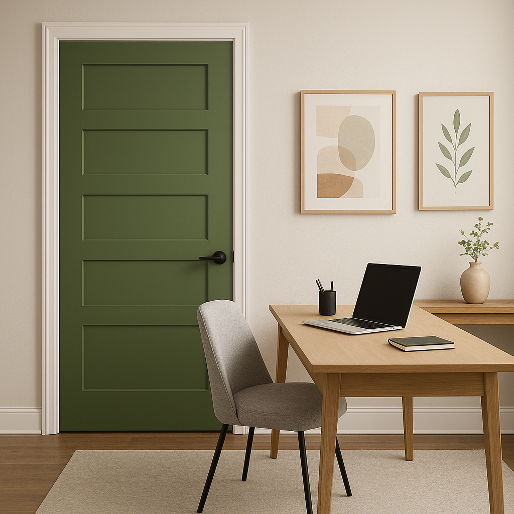 Benjamin Moore Basil (2029-10): A Sophisticated Green with Timeless Appeal.