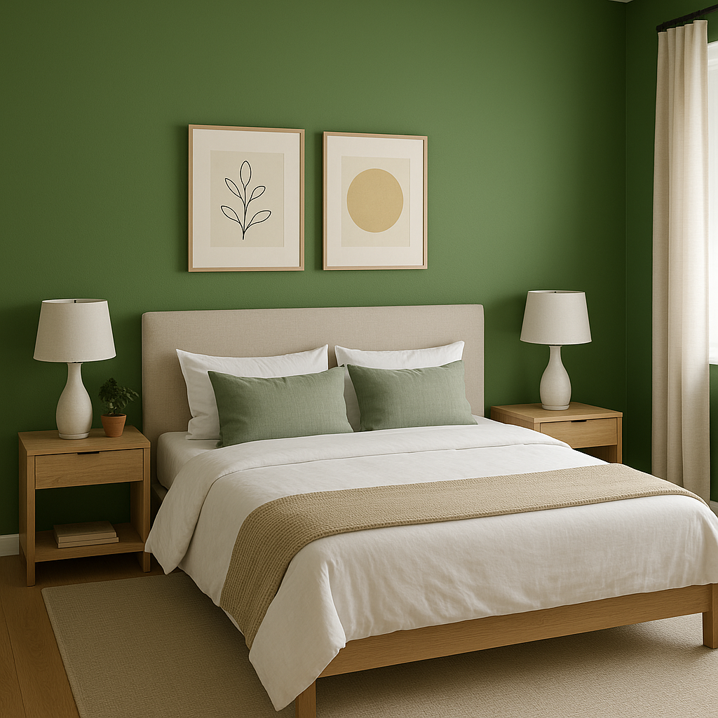 Benjamin Moore Basil (2029-10): A Sophisticated Green with Timeless Appeal.