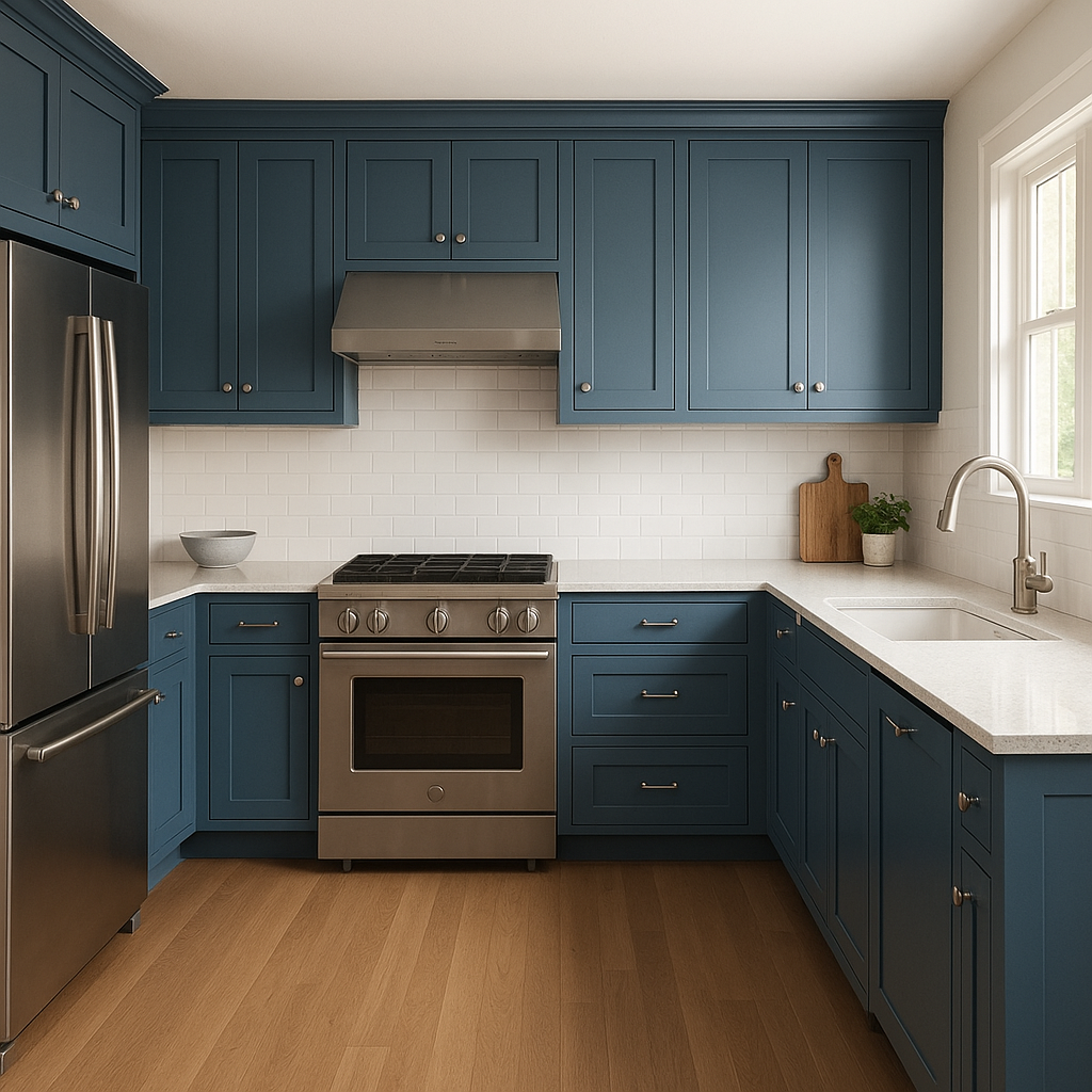 Benjamin Moore Bellbottom (CSP-655): A Timeless and Sophisticated Deep Blue.