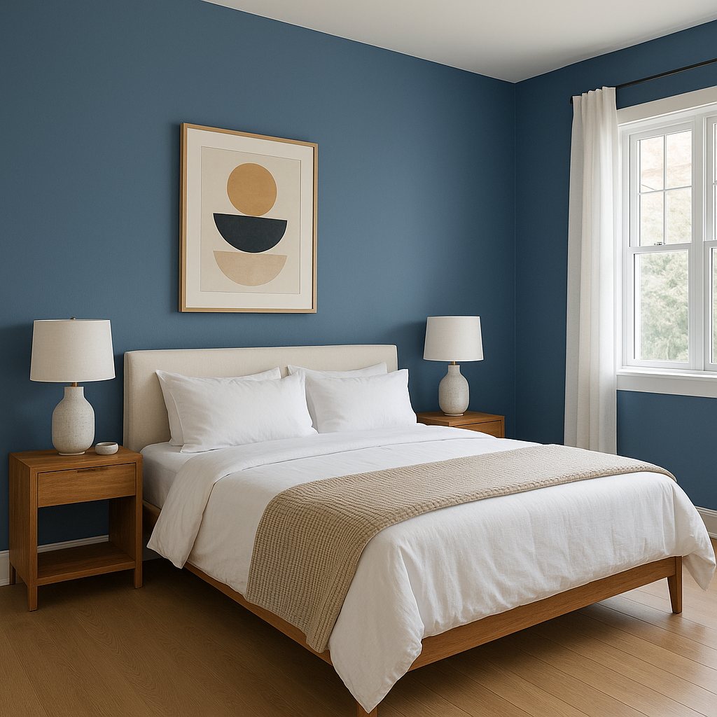 Benjamin Moore Bellbottom (CSP-655): A Timeless and Sophisticated Deep Blue.