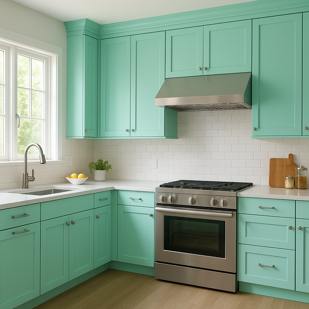 Benjamin Moore Bermuda (2044-50): A Bold and Vibrant Coastal Hue.