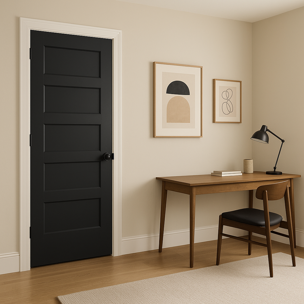 Benjamin Moore Black (2131-10): A Timeless Classic for Bold Interiors.