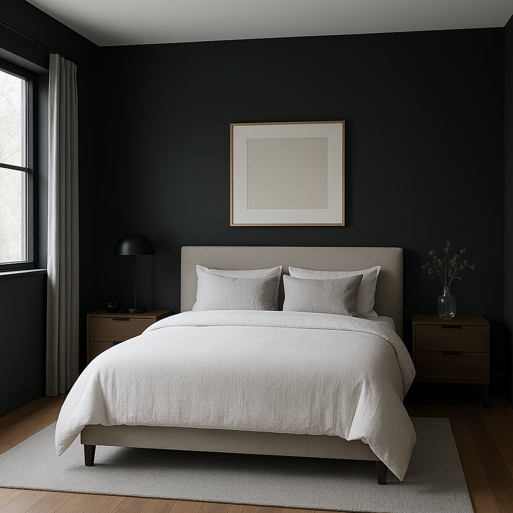Benjamin Moore Black (2136-10): A Timeless, Sophisticated Hue for Every Space.