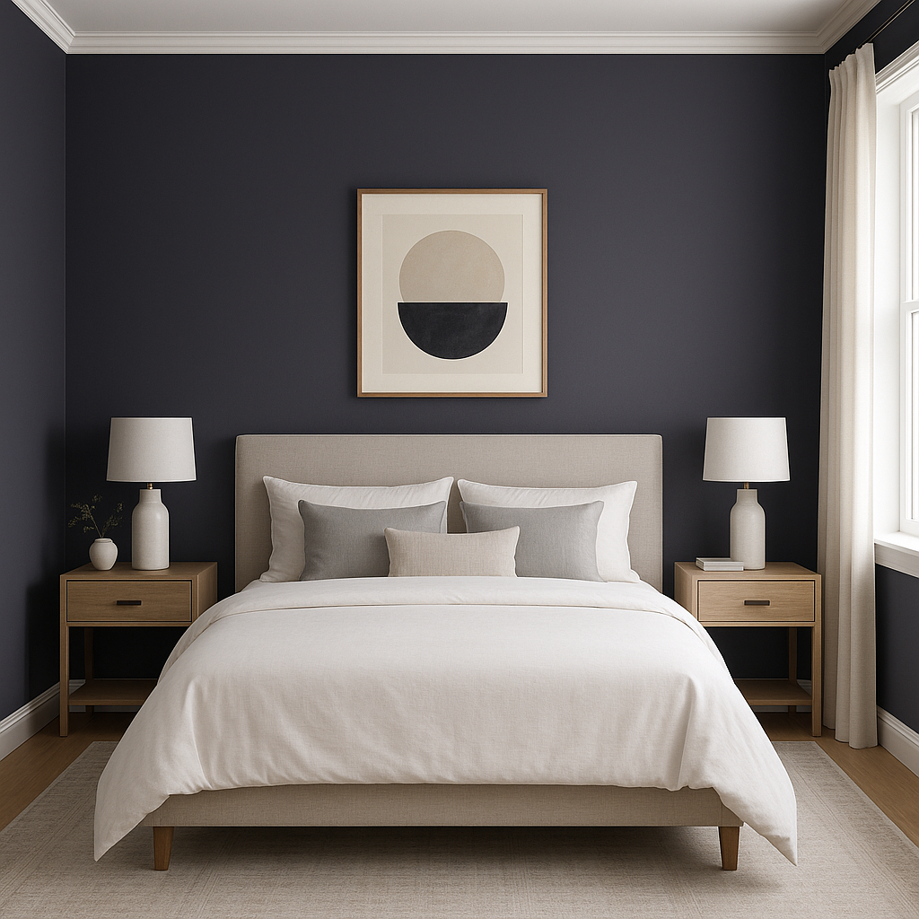 Benjamin Moore Blackberry (2069-20): A Deep, Sophisticated Hue for Dramatic Interiors.