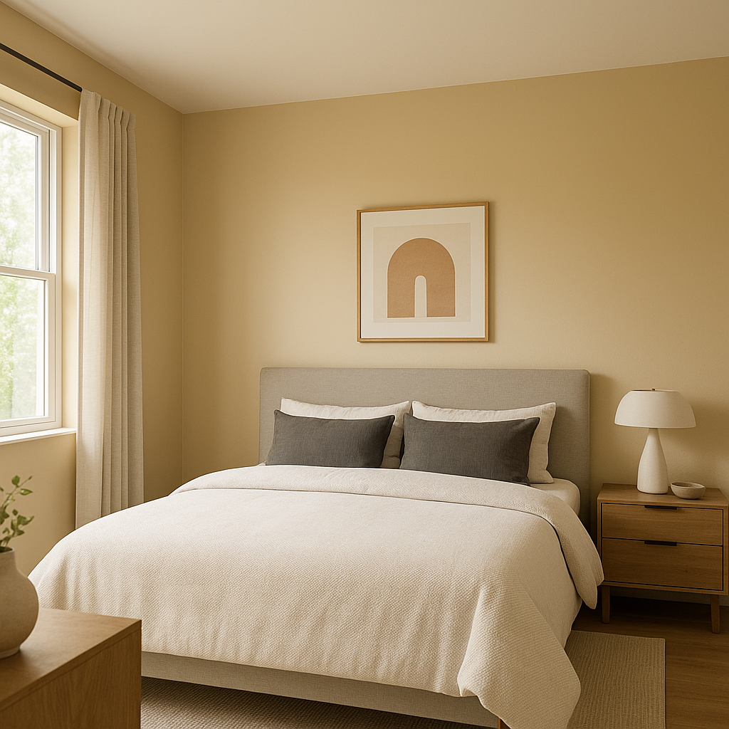 Benjamin Moore Blanched (1060): A Warm Neutral for Timeless Elegance.
