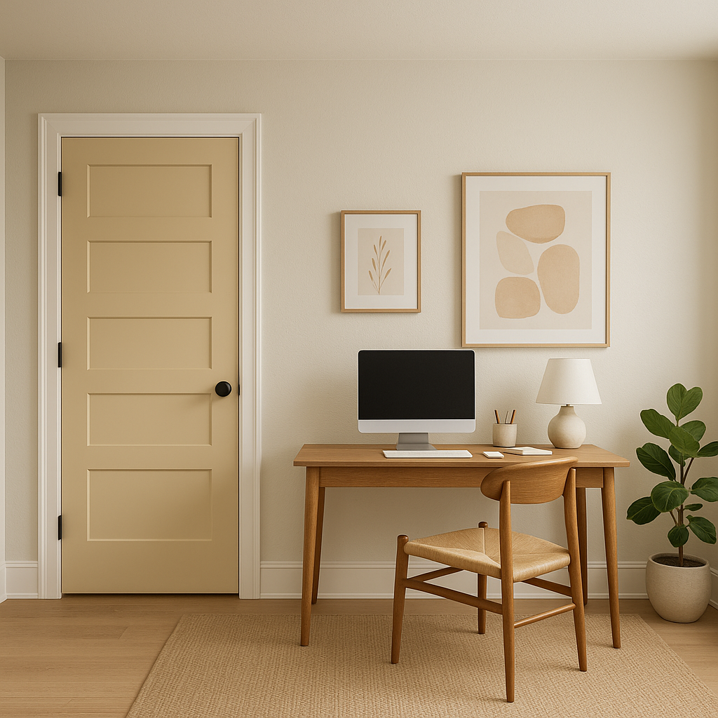 Benjamin Moore Blond (1067): A Warm, Inviting Neutral.