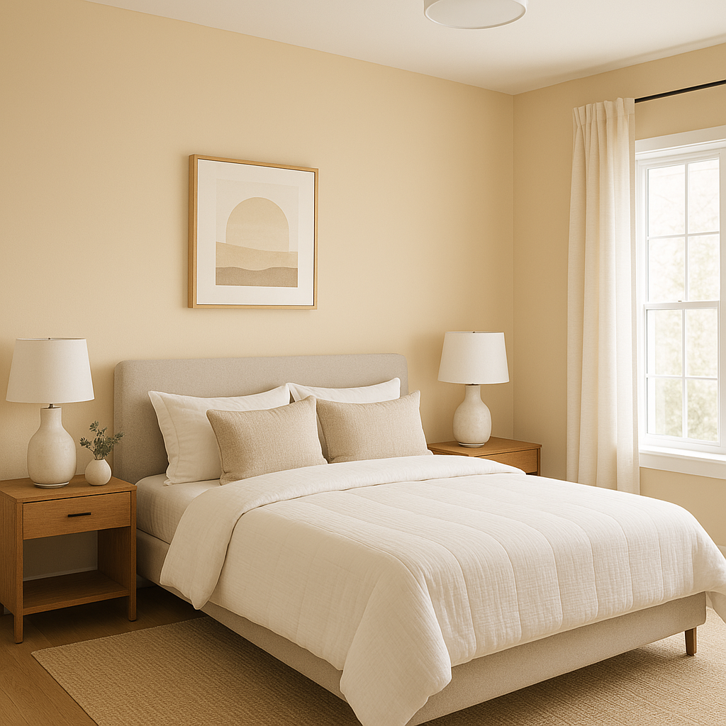 Benjamin Moore Blond (1067): A Warm, Inviting Neutral.