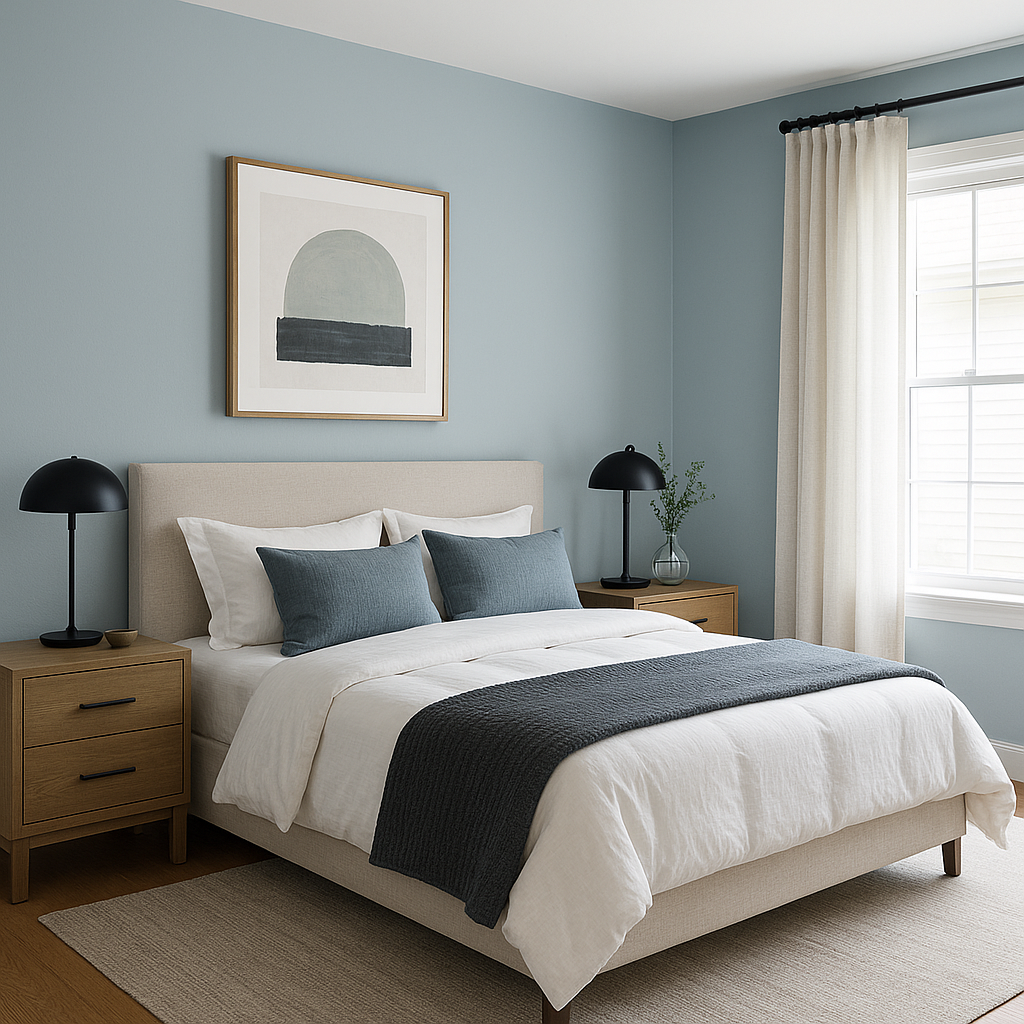 Benjamin Moore Blue (1641): A Timeless Hue for Sophisticated Interiors.