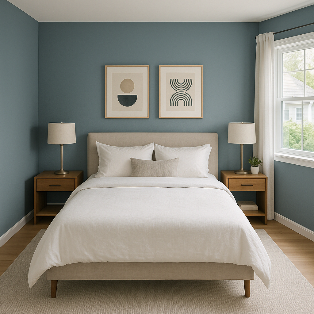 Benjamin Moore Blue (1644): A Classic, Versatile Shade for Every Space.
