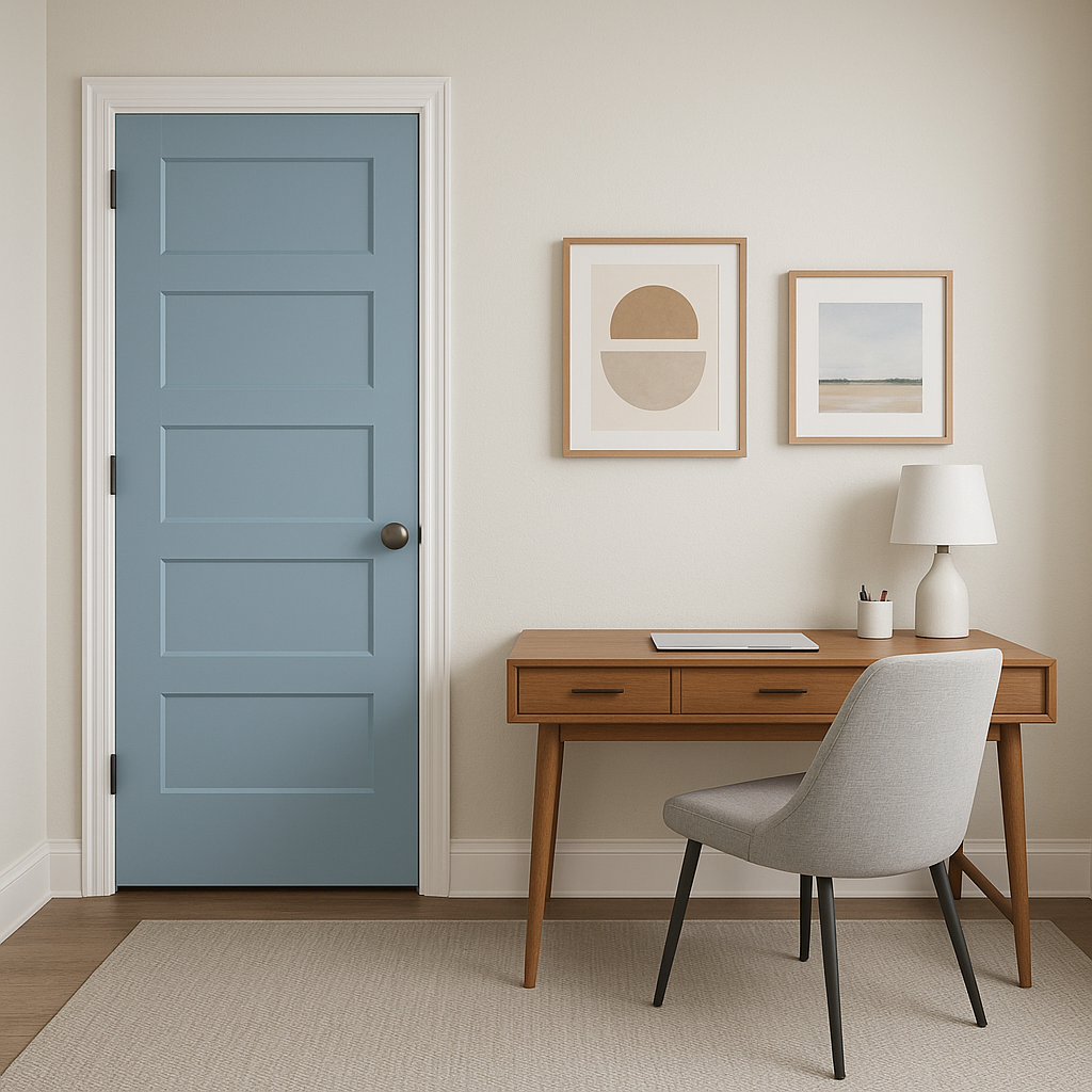 Benjamin Moore Blue (1655): Timeless Elegance in a Rich, Classic Hue.