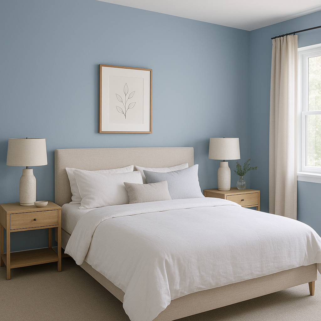 Benjamin Moore Blue (1655): Timeless Elegance in a Rich, Classic Hue.