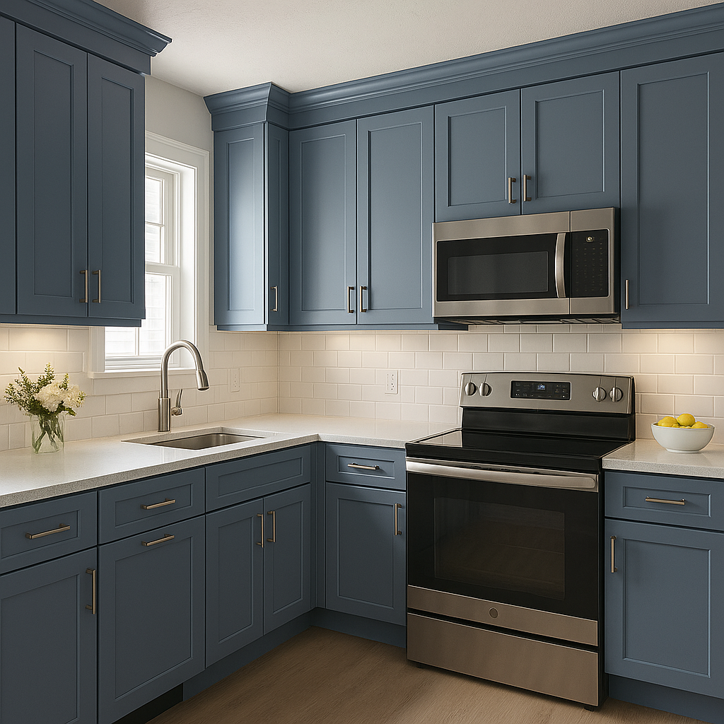 Benjamin Moore Blue (825): A Timeless Hue for Elegant Interiors.