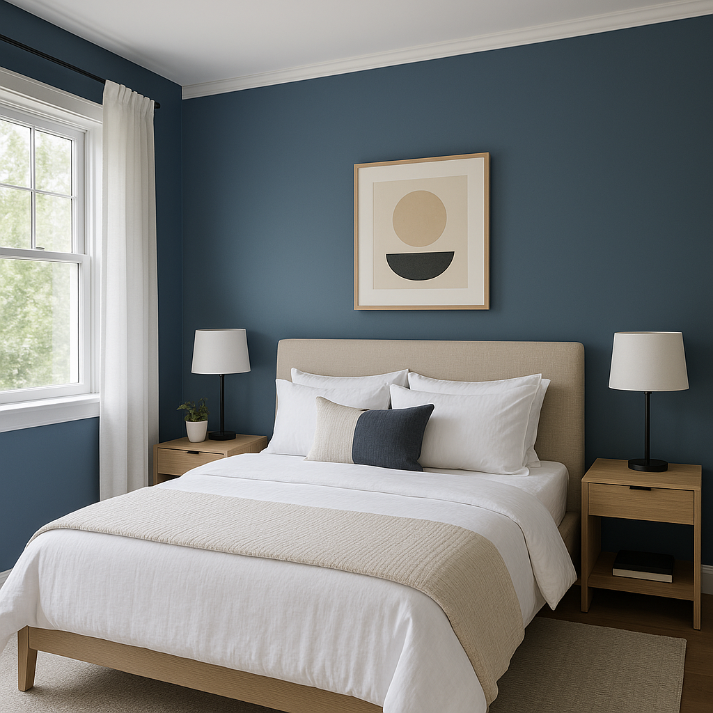 Benjamin Moore Blue (825): A Timeless Hue for Elegant Interiors.