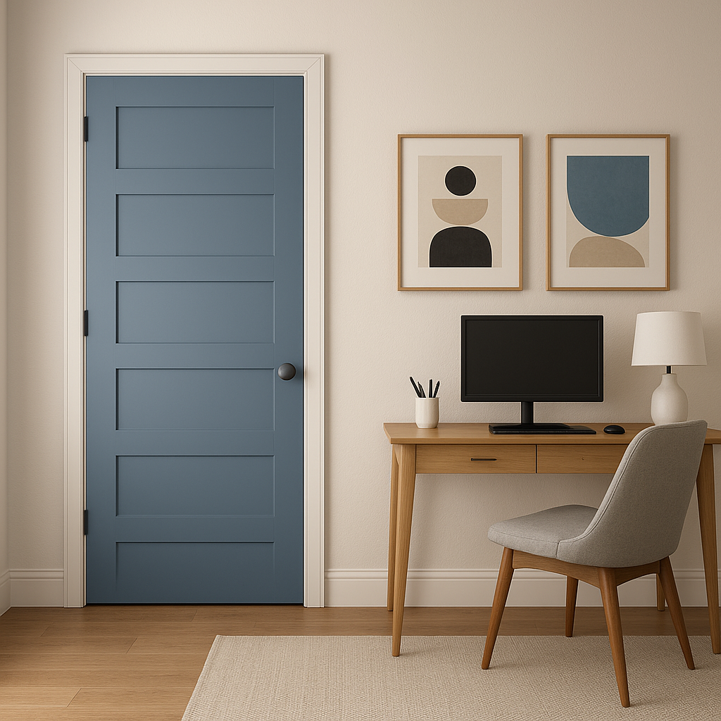 Benjamin Moore Blue (CC-800): A Timeless Hue for Elegant Interiors.