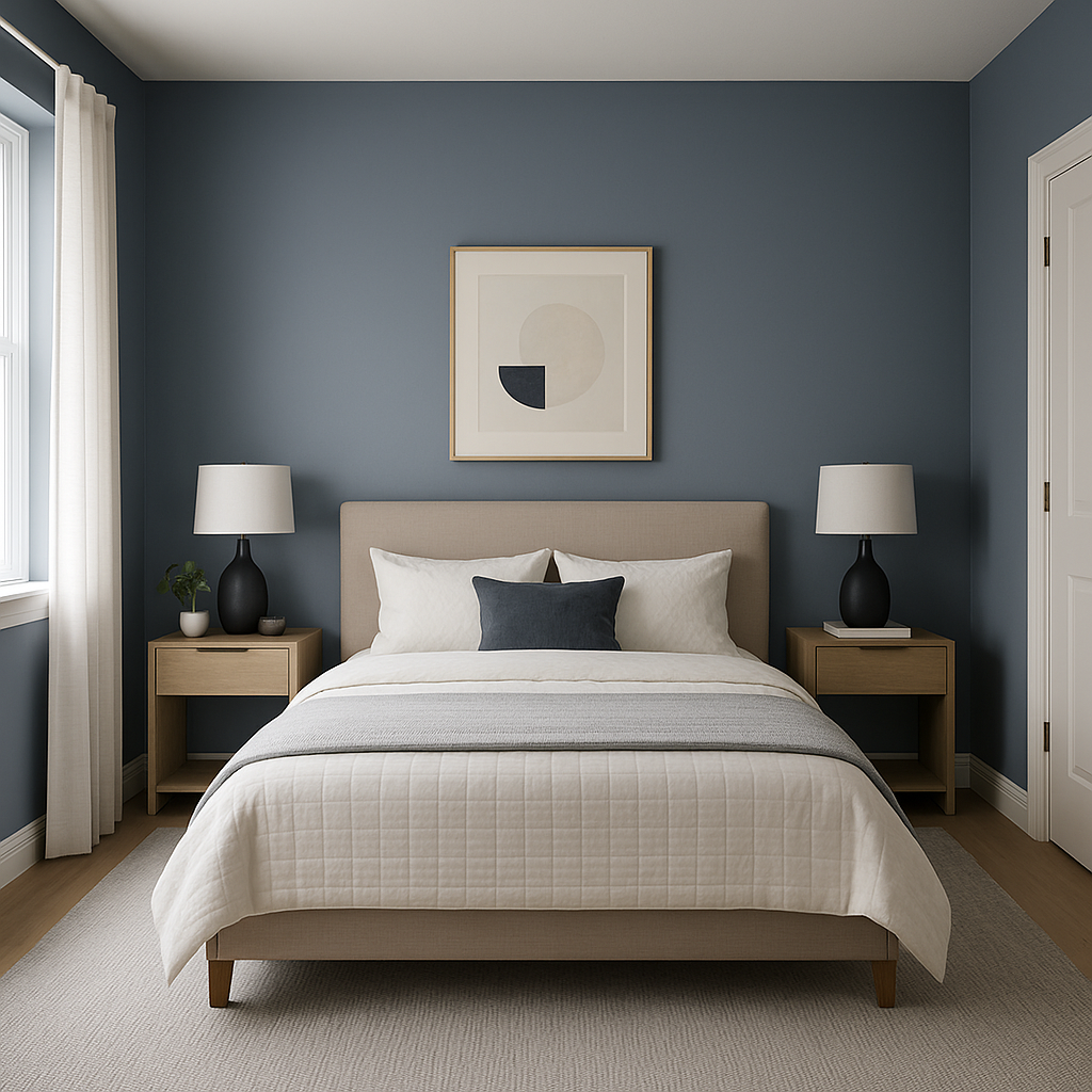 Benjamin Moore Blue (CC-840): A Timeless Hue for Elegant Interiors.