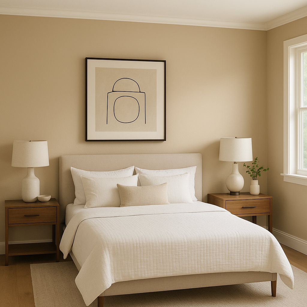 Benjamin Moore Bluffs (CC-338): A Timeless Neutral for Every Space.