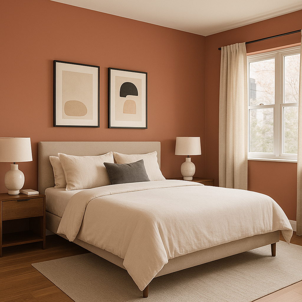 Benjamin Moore Bourbon (1257): A Rich and Versatile Hue for Elevated Spaces.
