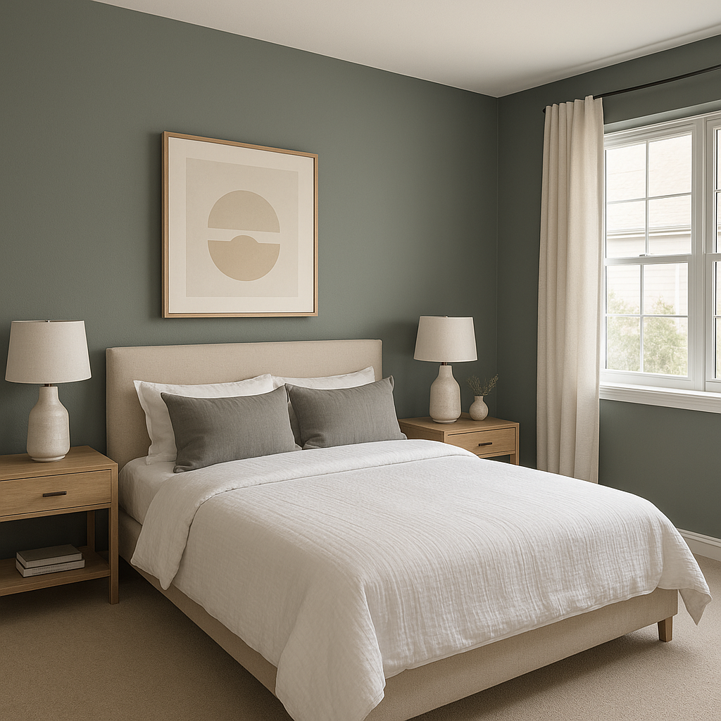 Benjamin Moore Bracken CW-690: A Timeless Green for Sophisticated Spaces.