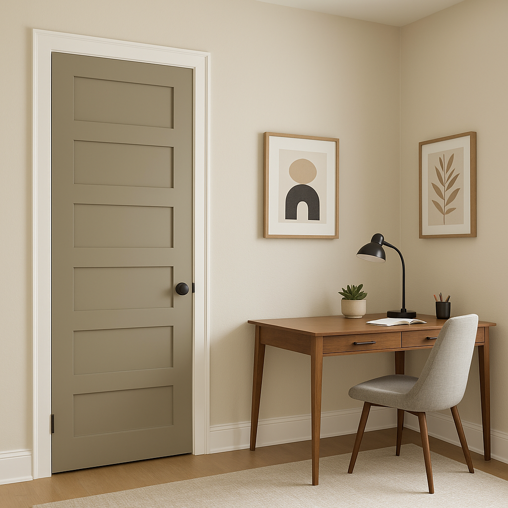 Benjamin Moore Brandon (977): A Versatile Neutral for Timeless Spaces.