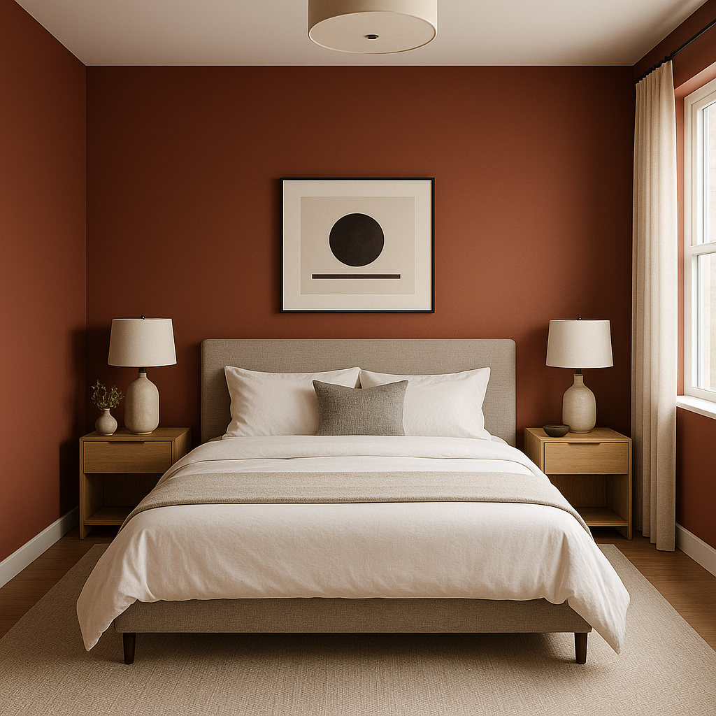 Benjamin Moore Brick (2084-10): A Bold and Timeless Red for Sophisticated Interiors.