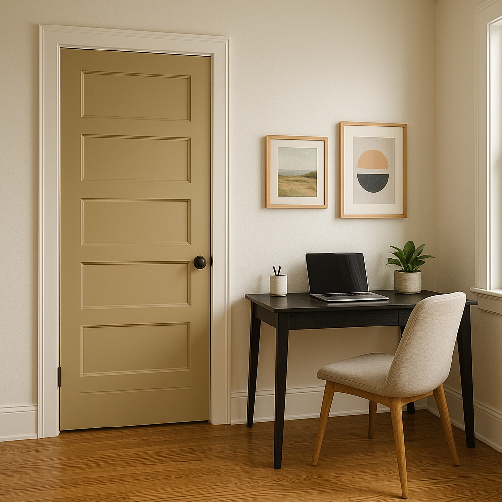 Benjamin Moore Bridgewater (1096): A Warm and Inviting Hue.