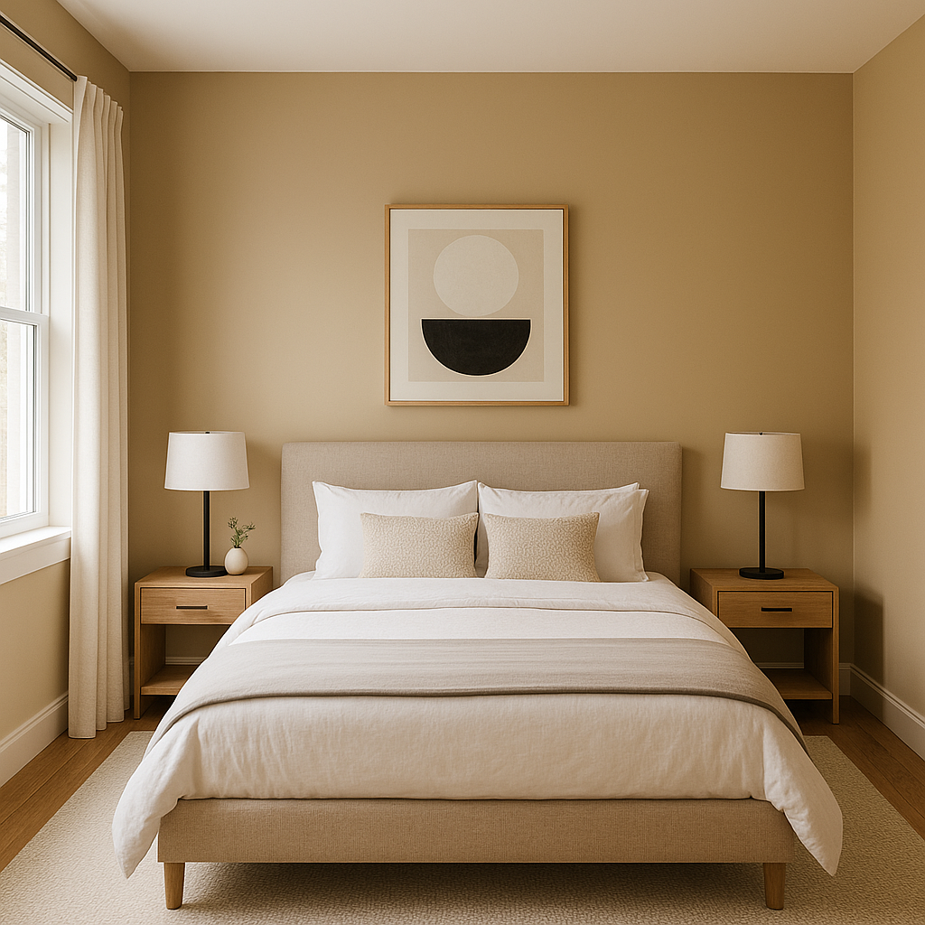 Benjamin Moore Bridgewater (1096): A Warm and Inviting Hue.