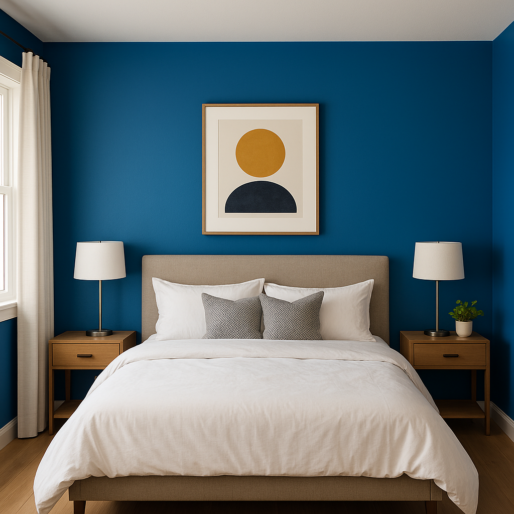 Benjamin Moore Brilliant (2065-30): A Daring and Vibrant Blue.