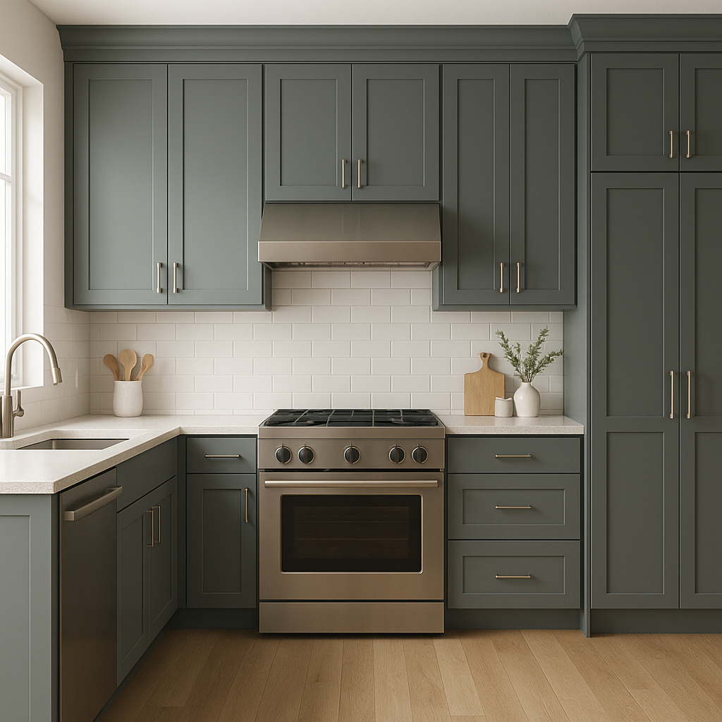 Benjamin Moore Britannia (1623): A Timeless Gray with Sophisticated Charm.