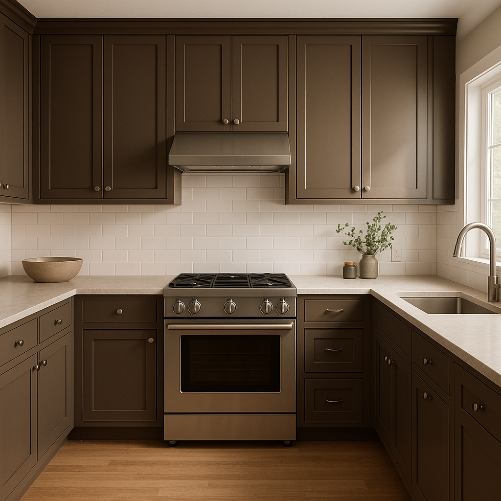 Benjamin Moore Brownstone (CSP-240): A Timeless Neutral for Sophisticated Interiors.