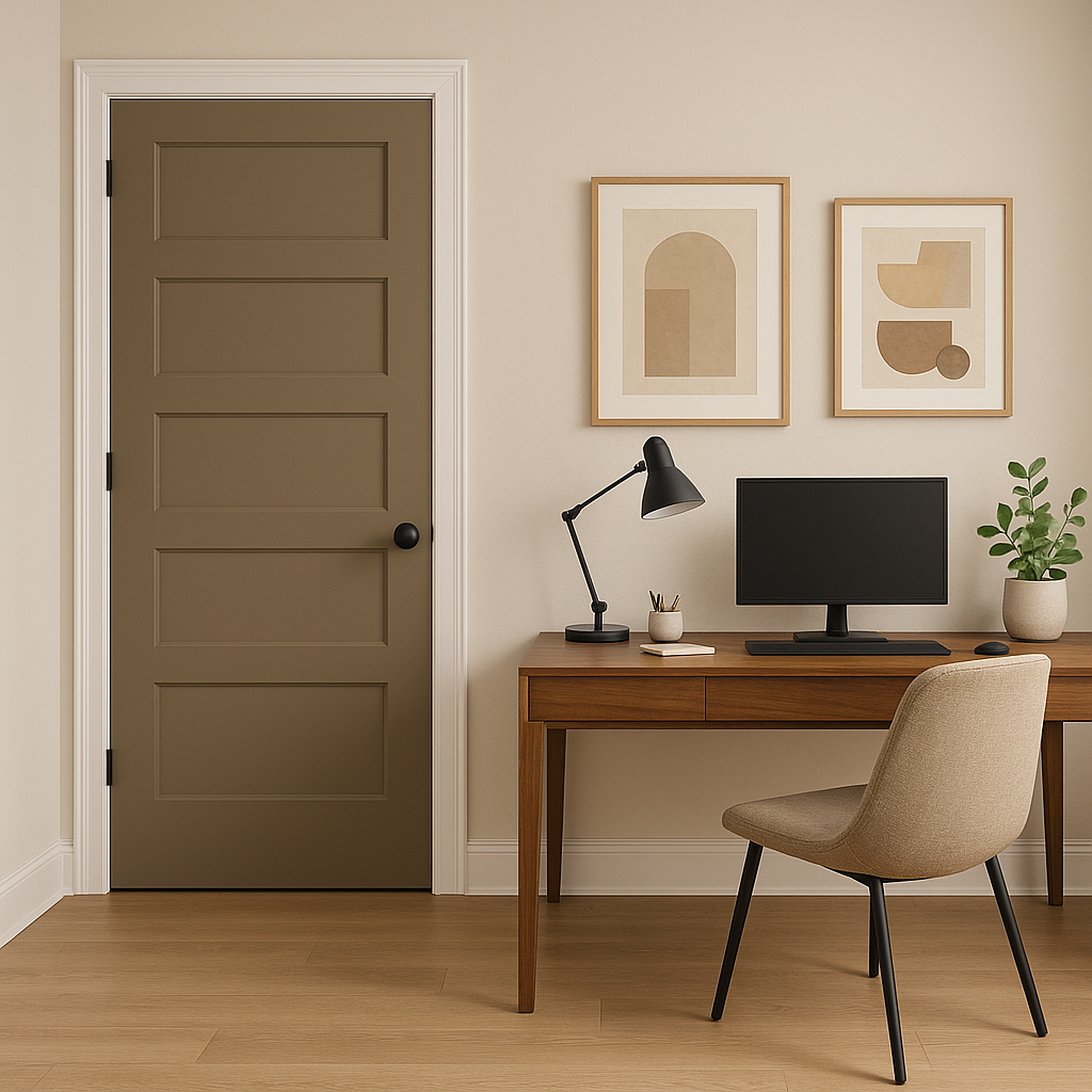 Benjamin Moore Buckhorn (987): A Timeless Neutral with Warm Undertones.