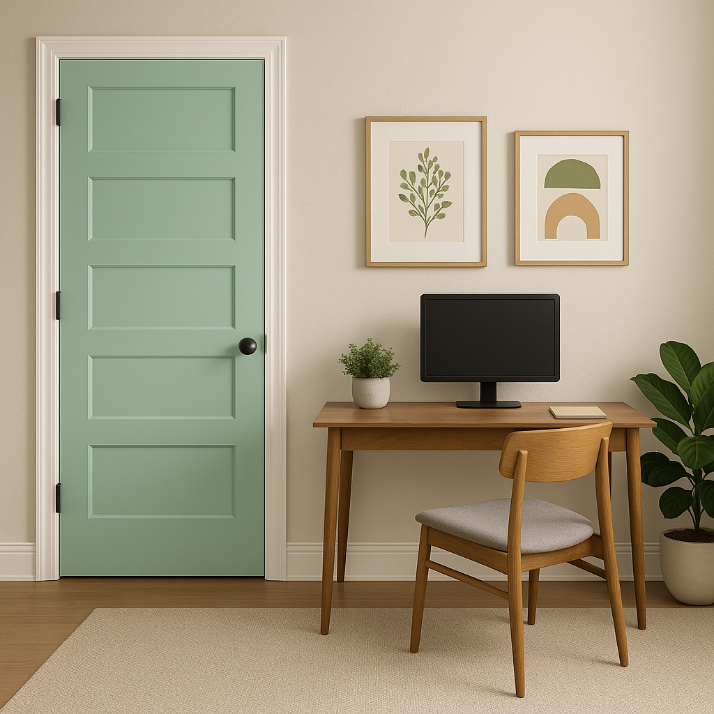 Benjamin Moore Bud (2033-50): A Fresh, Lively Green for Versatile Spaces.