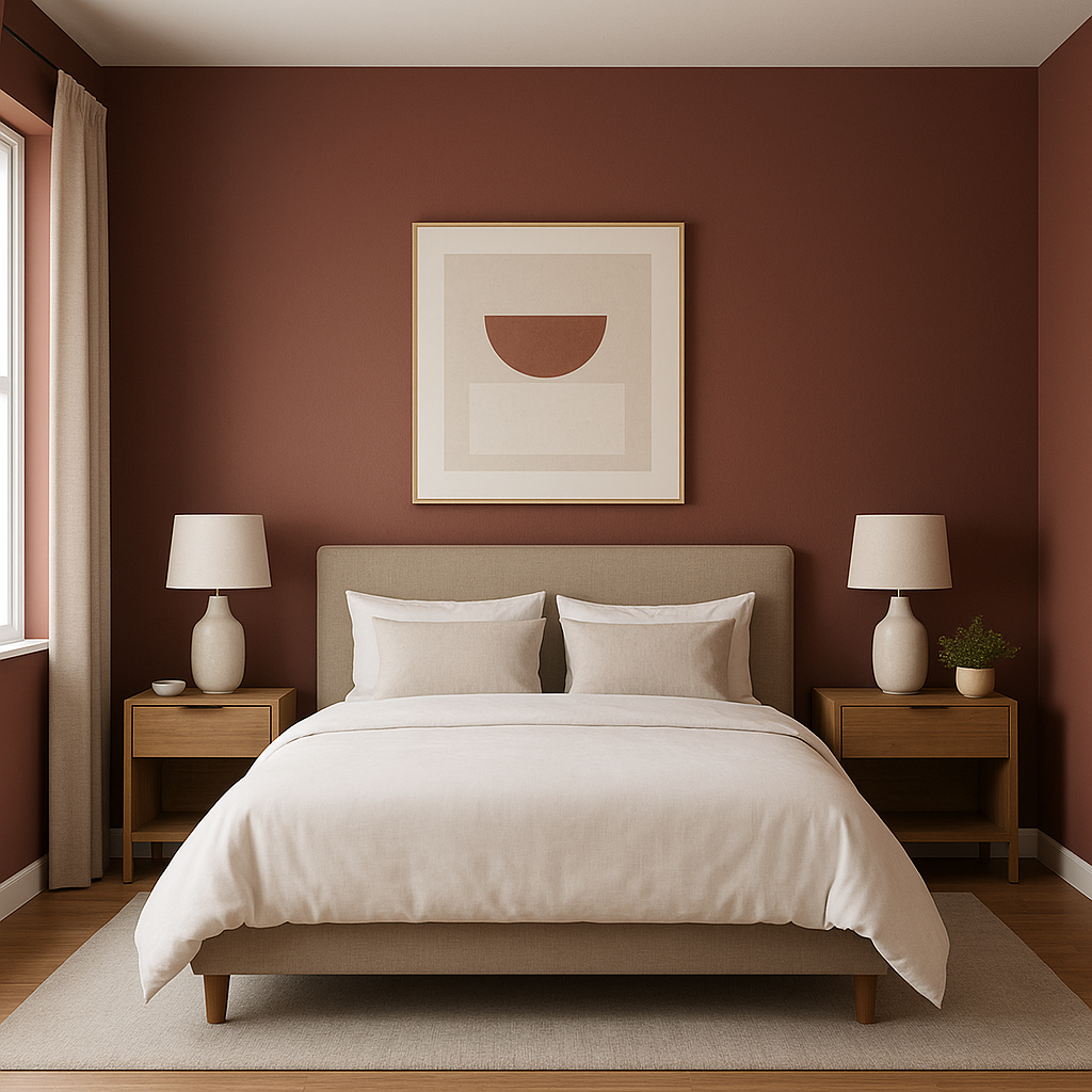 Benjamin Moore Burgundy (1280): A Rich and Timeless Choice for Sophisticated Spaces.