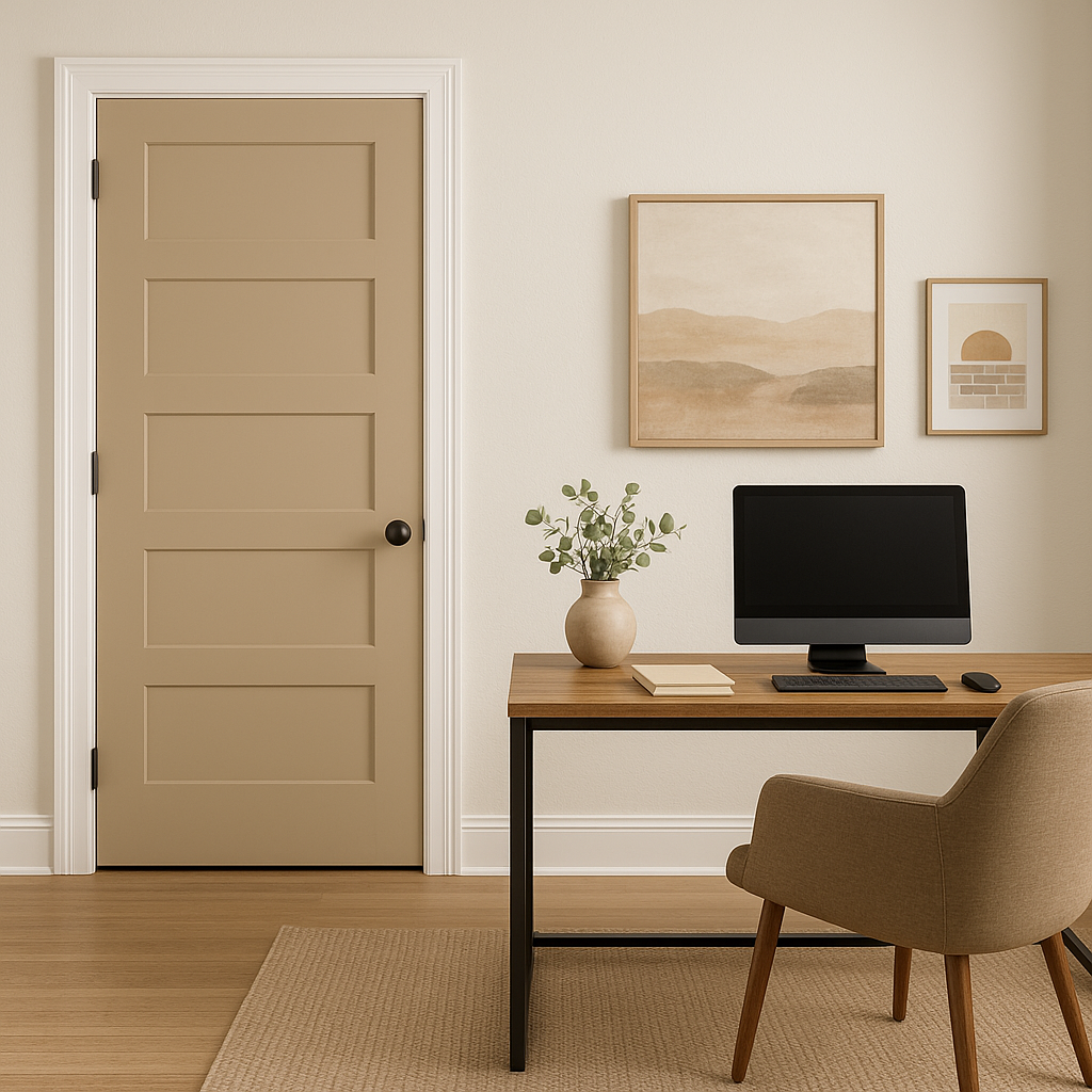 Benjamin Moore Burlap (2163-50): A Warm and Versatile Neutral.
