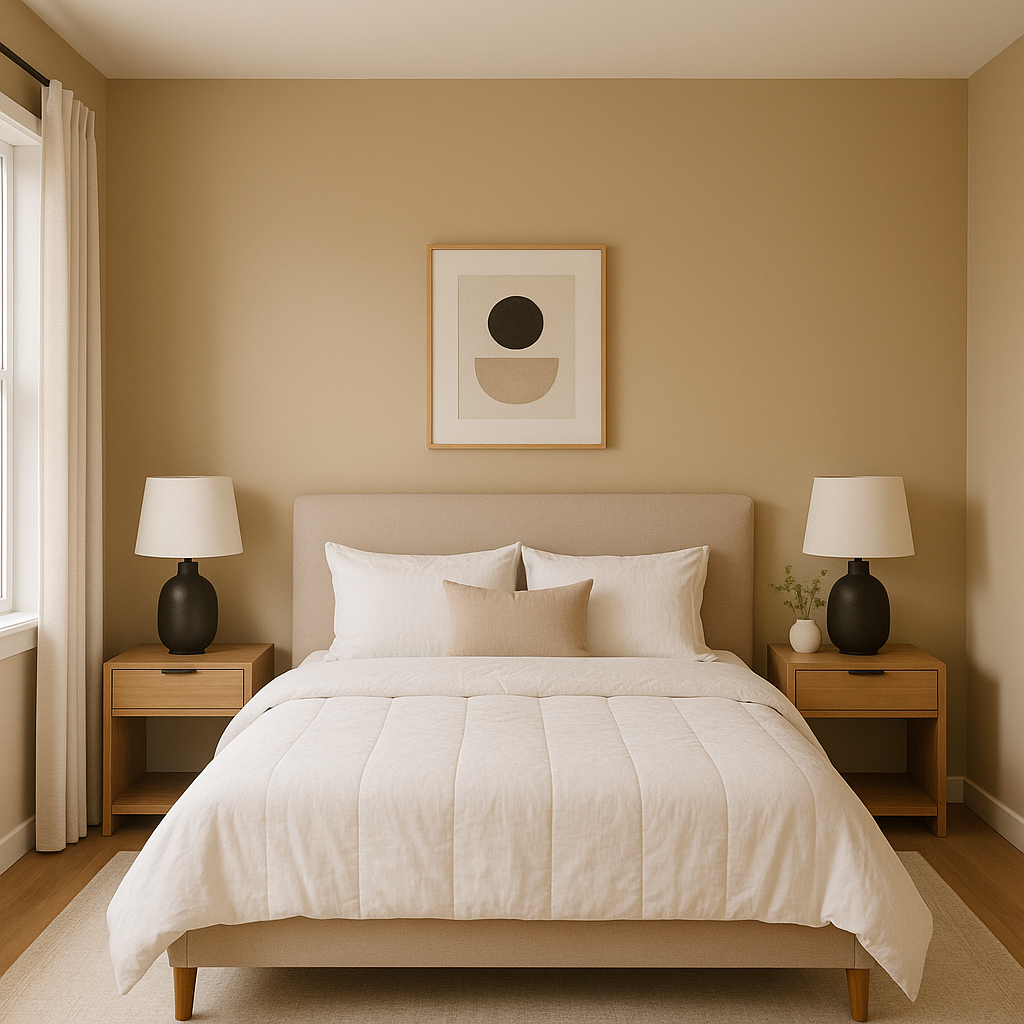 Benjamin Moore Burlap (2163-50): A Warm and Versatile Neutral.