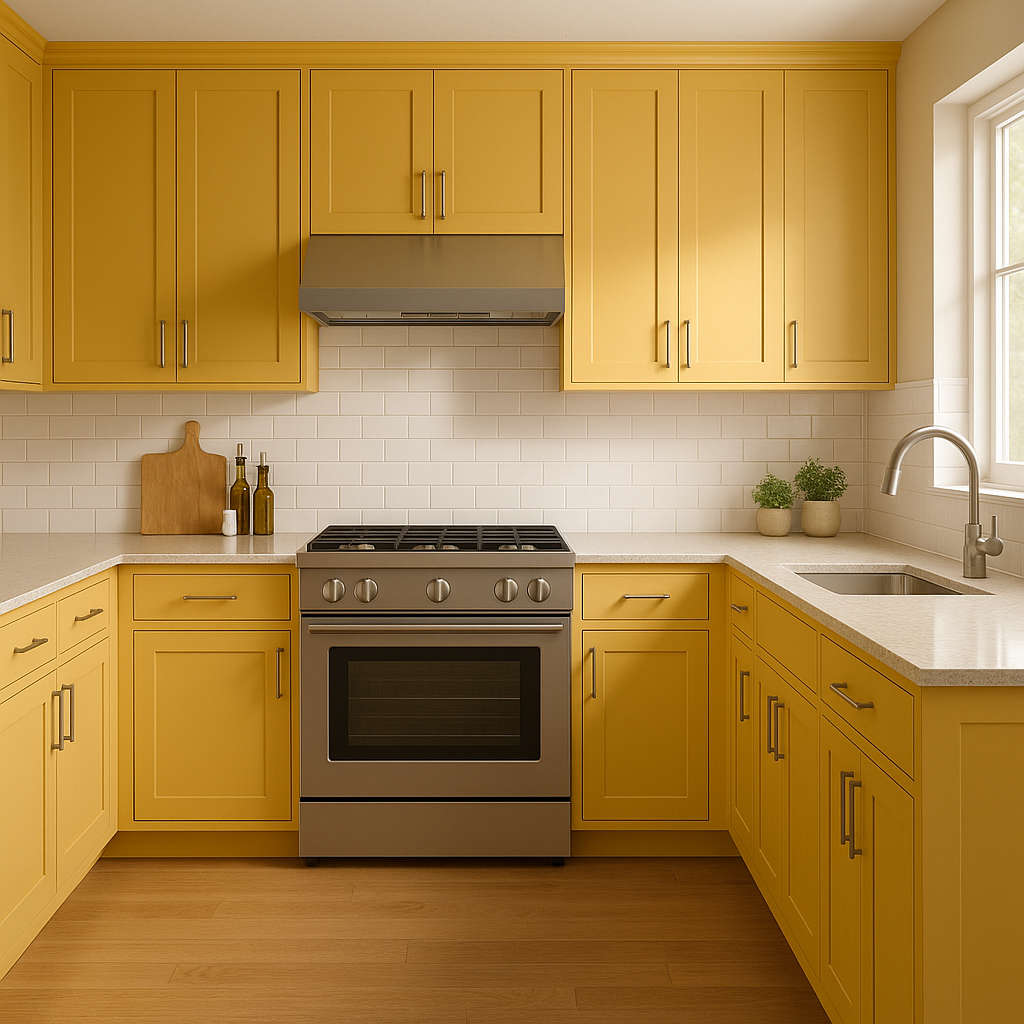Benjamin Moore Buttercup (2154-30): A Cheerful and Inviting Yellow.