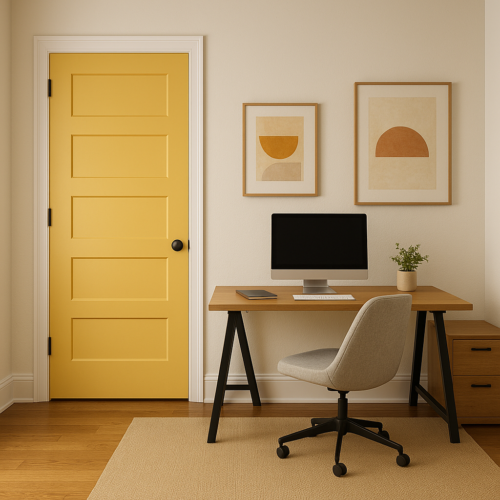Benjamin Moore Buttercup (2154-30): A Cheerful and Inviting Yellow.