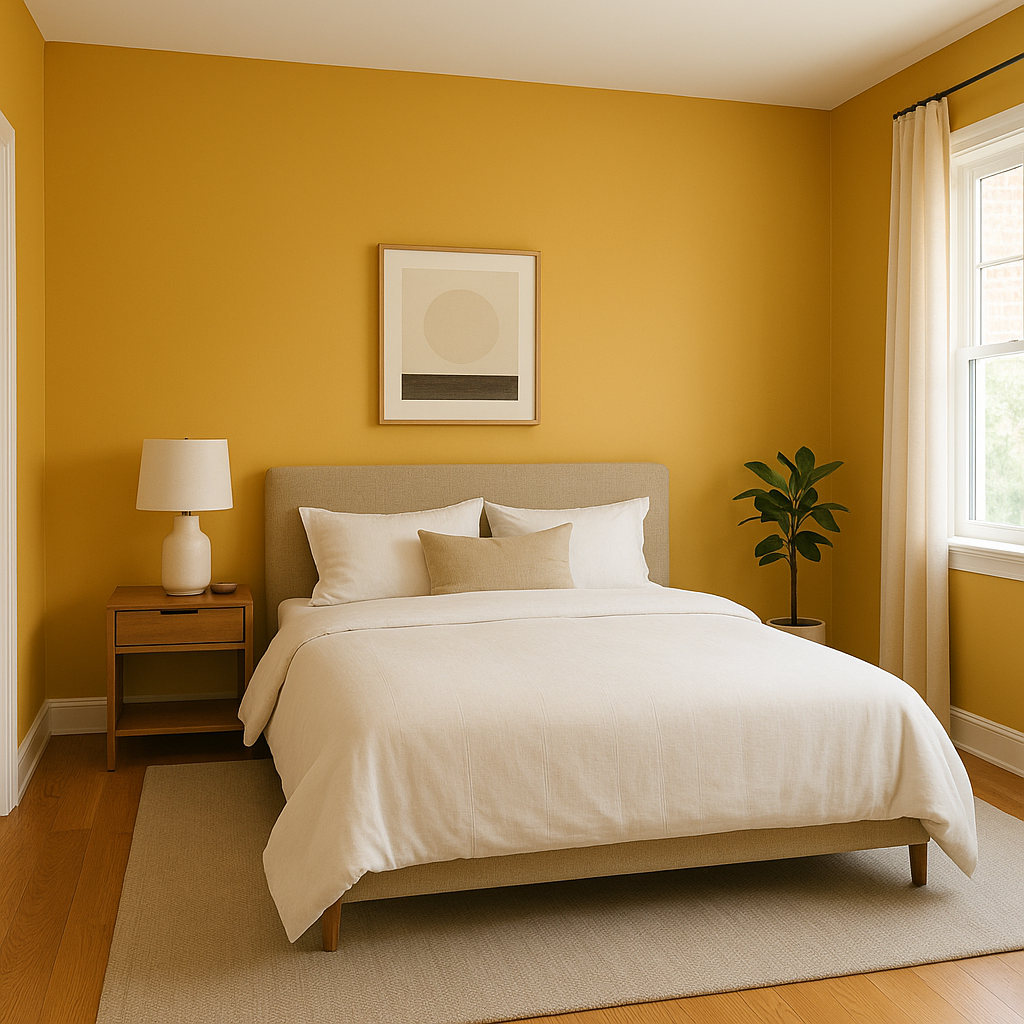 Benjamin Moore Buttercup (2154-30): A Cheerful and Inviting Yellow.
