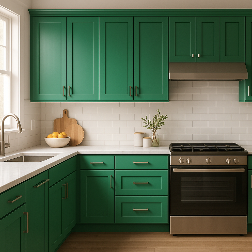 Benjamin Moore Cabana (2039-30): A Vibrant, Tropical Green for Bold Interiors.
