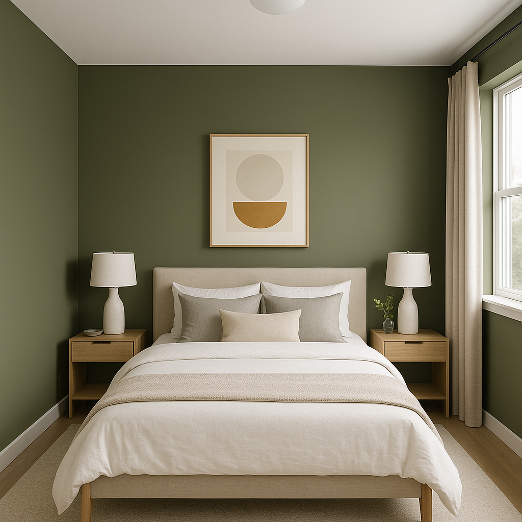 Benjamin Moore Cabbage (2141-20): A Bold, Earthy Green for Dynamic Interiors.